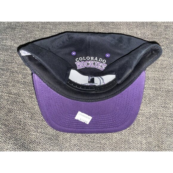 Deadstock 90s Y2K Colorado Rockies Snapback Baseball Cap Hat - Picture 3 of 6